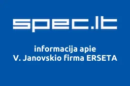 V. Janovskio firma ERSETA | spec.lt