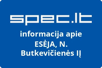 ESĖJA, N. Butkevičienės, IĮ