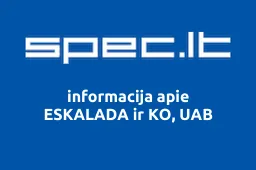 ESKALADA ir KO, UAB iliustracija
