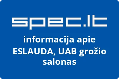 ESLAUDA, UAB grožio salonas