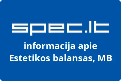 Estetikos balansas, MB | spec.lt