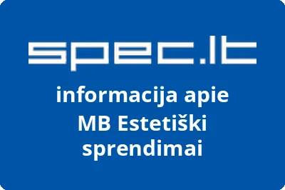 Estetiški sprendimai, MB