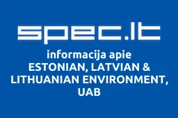 ESTONIAN, LATVIAN & LITHUANIAN ENVIRONMENT, UAB | spec.lt