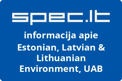 ESTONIAN, LATVIAN & LITHUANIAN ENVIRONMENT, UAB