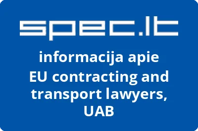 EU contracting and transport lawyers, UAB | spec.lt