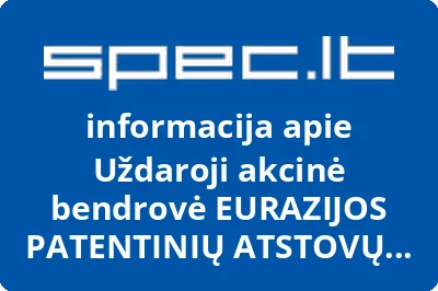 EURAZIJOS PATENTINIŲ ATSTOVŲ GRUPĖ, UAB