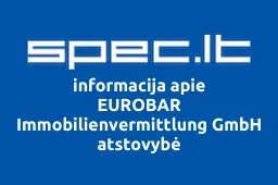 EURO-BAR Immobilienvermittlung GmbH atstovybė | spec.lt