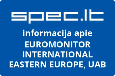 EUROMONITOR INTERNATIONAL EASTERN EUROPE, UAB