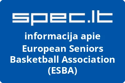 European Seniors Basketball Association ESBA