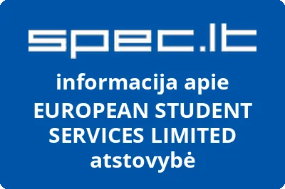 EUROPEAN STUDENT SERVICES LIMITED atstovybė