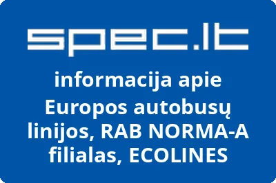 Europos autobusų linijos, RAB NORMA-A filialas, ECOLINES