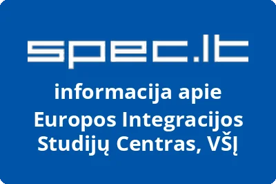 Europos integracijos studijų centras, VŠĮ