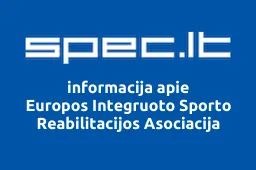 Europos Integruoto Sporto Reabilitacijos Asociacija | spec.lt