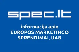 EUROPOS MARKETINGO SPRENDIMAI, UAB iliustracija