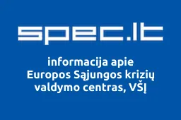 Europos Sąjungos krizių valdymo centras, VŠĮ iliustracija