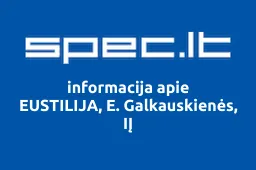 EUSTILIJA, E. Galkauskienės, IĮ | spec.lt