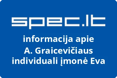 A. Graicevičiaus individuali įmonė Eva