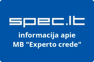 Experto crede, MB | spec.lt