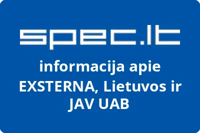 Bendra Lietuvos ir JAV įmonė uždaroji akcinė bendrovė EKSTERNA | spec.lt
