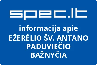 EŽERĖLIO ŠV. ANTANO PADUVIEČIO BAŽNYČIA