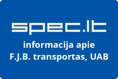 F.J.B. TRANSPORTAS, UAB