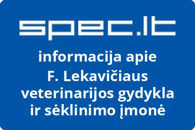 F. Lekavičiaus veterinarijos gydykla ir sėklinimo įmonė