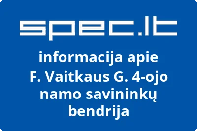 F. Vaitkaus g. 4ojo namo savininkų bendrija