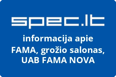 Fama nova, UAB
