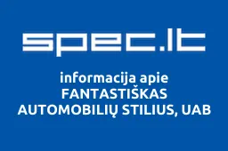 FANTASTIŠKAS AUTOMOBILIŲ STILIUS, UAB iliustracija