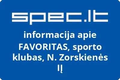 Sporto ir sveikatingumo klubas Favoritas, VŠĮ