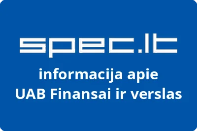 Finansai ir verslas, UAB | spec.lt