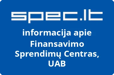 Finansavimo Sprendimų Centras, UAB