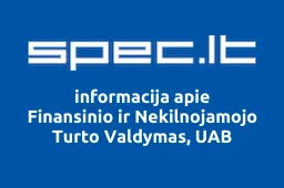Finansinio ir Nekilnojamojo Turto Valdymas, UAB | spec.lt