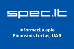 Finansinis turtas, UAB | spec.lt