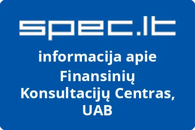 Finansinių Konsultacijų Centras, UAB