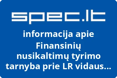 Finansinių nusikaltimų tyrimo tarnyba prie LR vidaus reikalų ministerijos