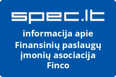 Finansinių paslaugų įmonių asociacija Finco