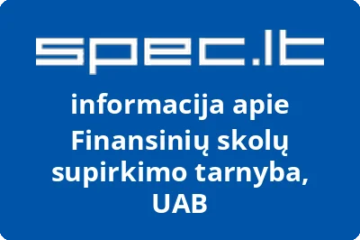 Finansinių skolų supirkimo tarnyba, UAB