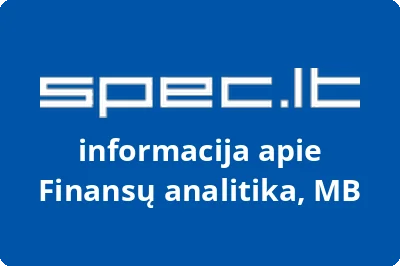 Finansų analitika, MB