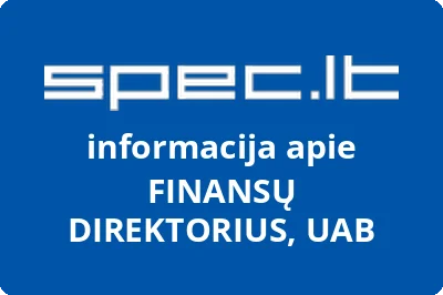 FINANSŲ DIREKTORIUS, UAB