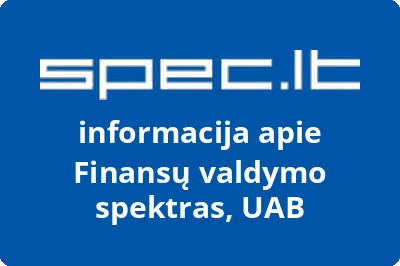 Finansų valdymo spektras, UAB