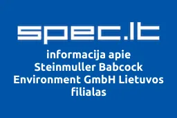 Steinmuller Babcock Environment GmbH Lietuvos filialas | spec.lt
