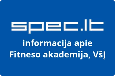 Fitneso akademija, VŠĮ