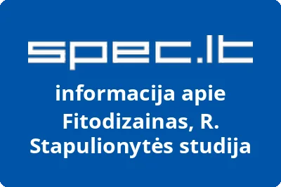 Fitodizainas, R. Stapulionytės studija