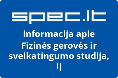 Fizinės gerovės ir sveikatingumo studija, IĮ | spec.lt