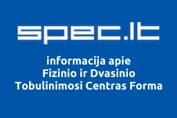 Fizinio ir Dvasinio Tobulinimosi Centras Forma iliustracija
