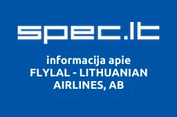 FLYLAL - LITHUANIAN AIRLINES, AB | spec.lt