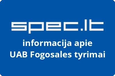 Fogosales tyrimai, UAB | spec.lt