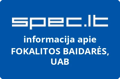 FOKALITOS BAIDARĖS, UAB