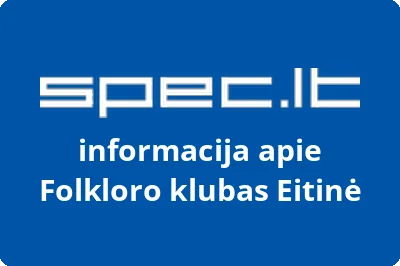 Folkloro klubas Eitinė